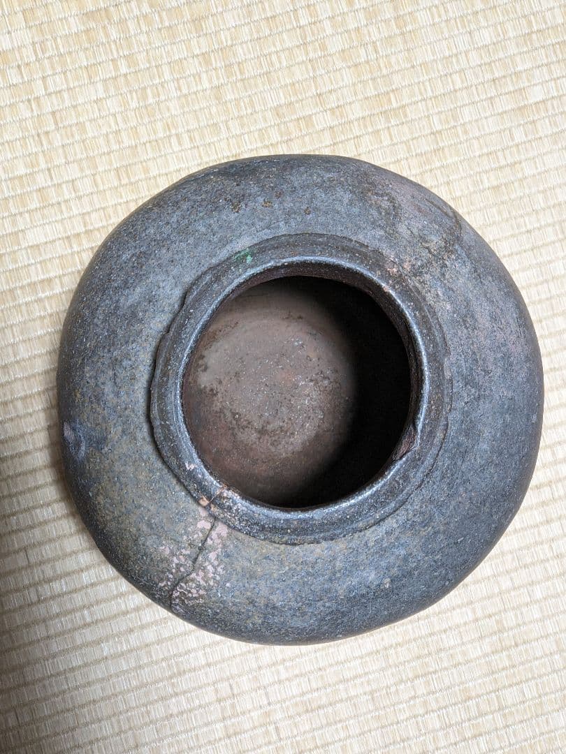 ♦古丹波 焼締め壺 穴窯時代 室町時代〜桃山時代 花器 古美術品 骨董品
