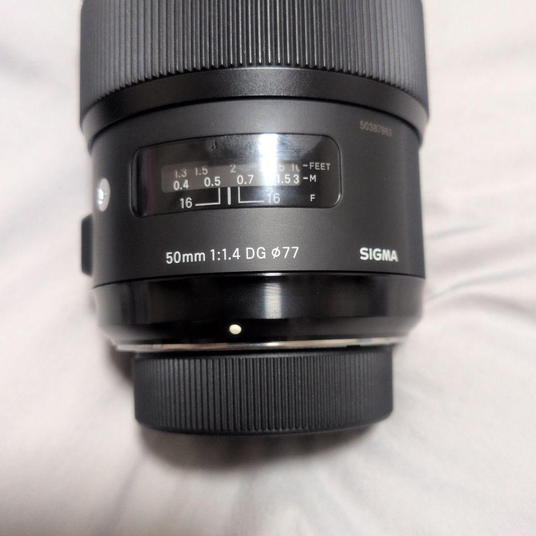 【極美品】シグマ 50mm F1.4 DG HSM Art ニコンFマウント