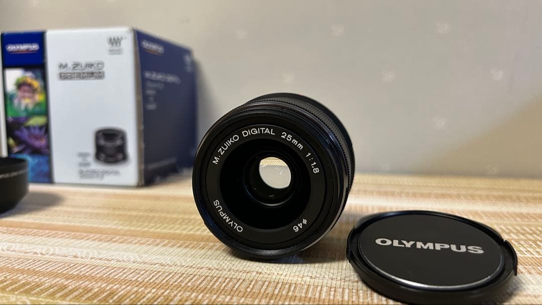 【美品】単焦点レンズ　OLYMPUS 25mm F1.8 LH-49B送料無料