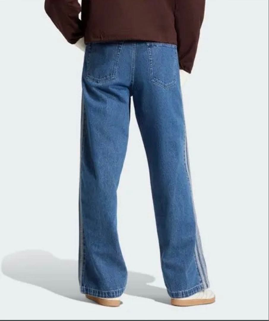 adidas アディダスサイドストライプ デニムパンツ