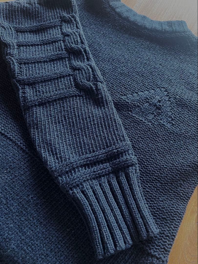 トップス Nigel Cabourn 2-way cable knit sweater