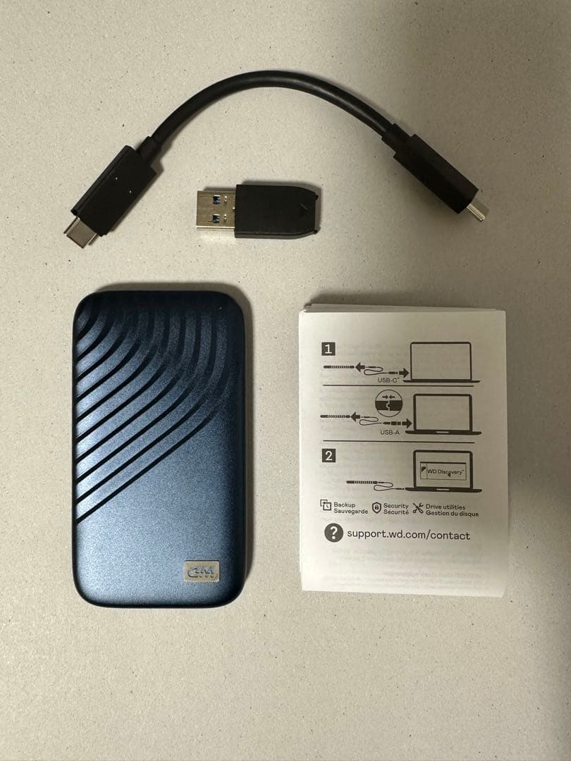外付けハードディスク・ドライブ WD My Passport SSD 1TB