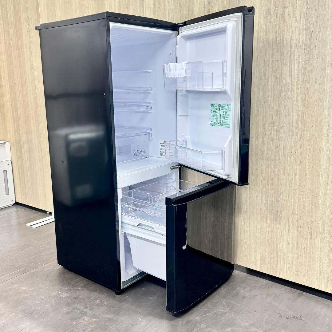 A1356☆激安‼️三菱2ドア146L冷蔵庫MR-P15Z-B 2015年製
