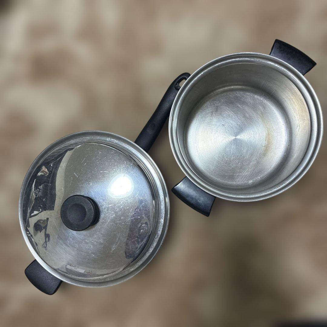 アムウェイ　ステンレス鍋・フライパンセット