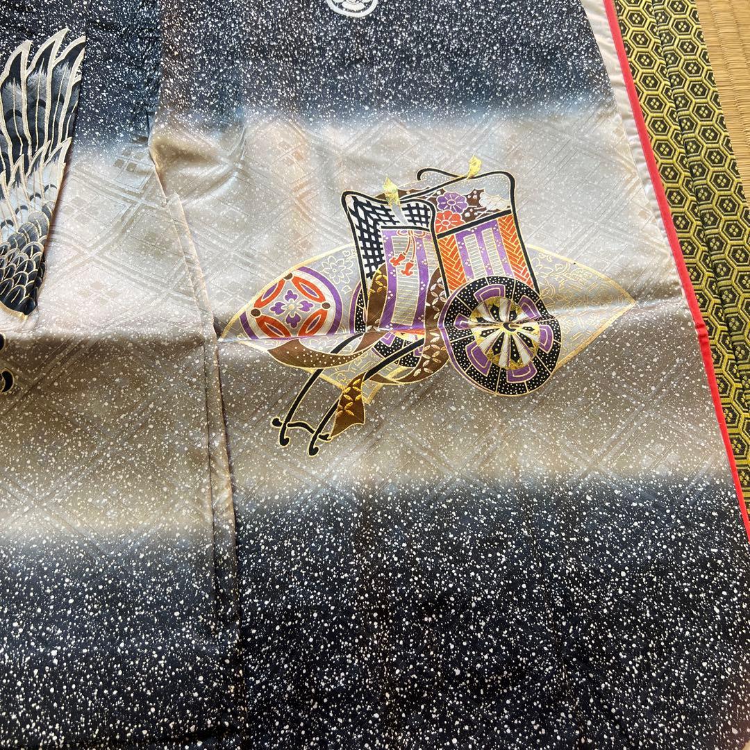 七五三　５歳男の子　着物　羽織り袴セット　美品