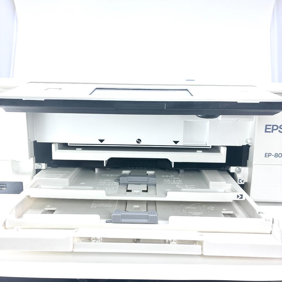 EPSON EP-808AW インクジェットプリンター+純正インク6本 ジャンク