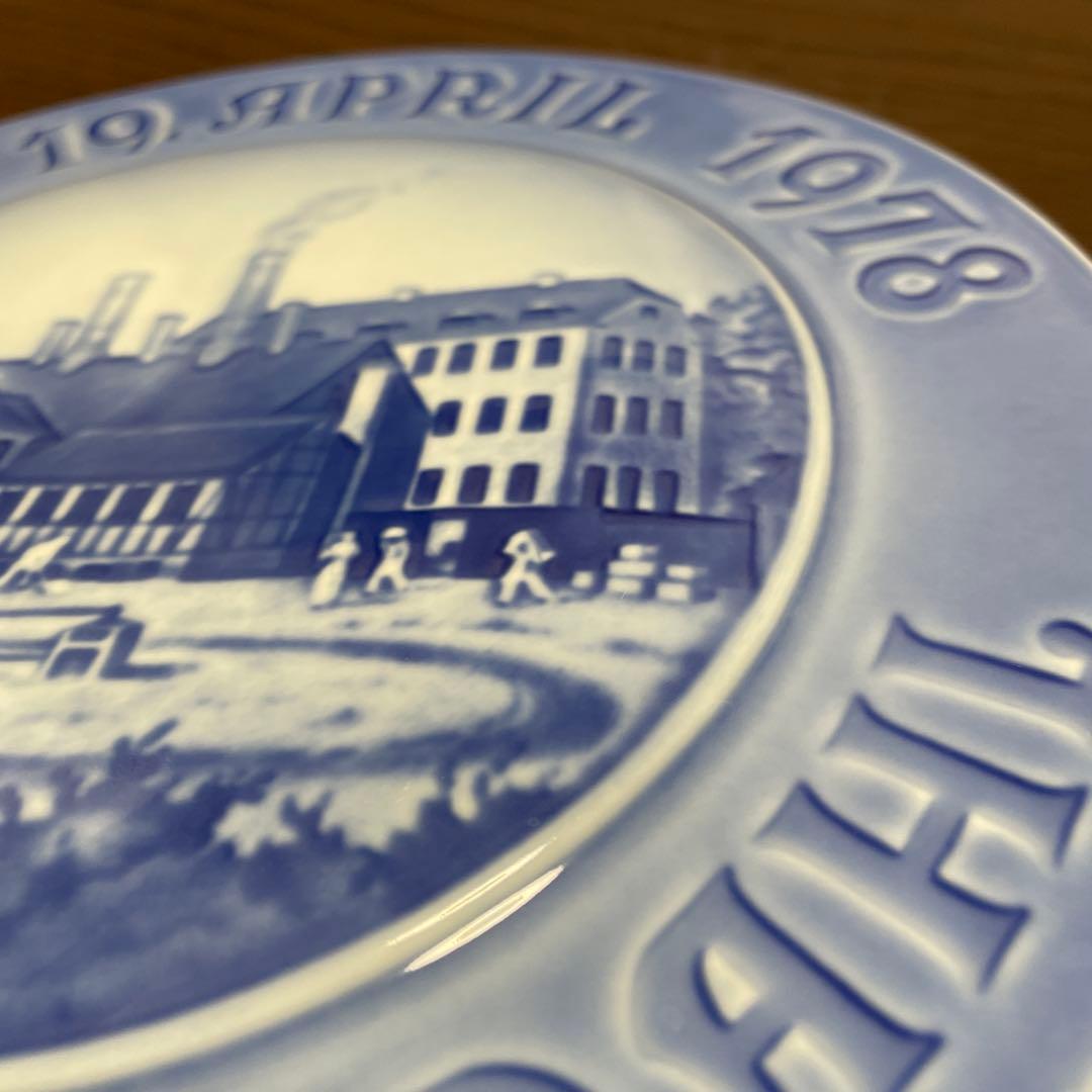 １２５周年記念・１９７８年・２３cm・陶器製レリーフ・Ｂ＆Ｇ. Co・