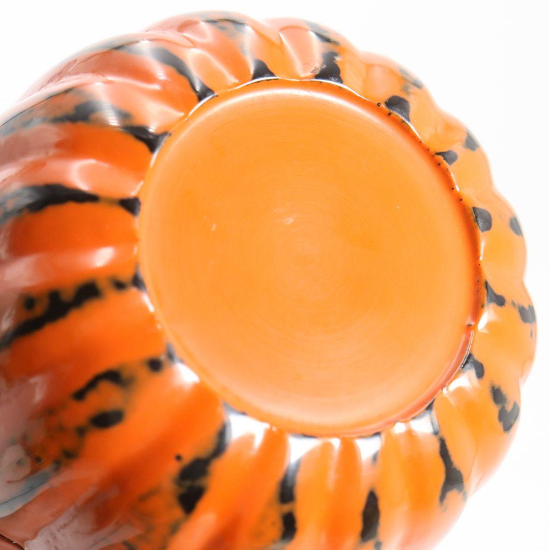 川上峰春作 根来 菊割棗 茶道具 共箱　V840