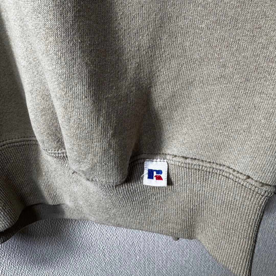 西*8様 激レア‼️90s USA製 RUSSELL PLAIN 無地 前V ベ