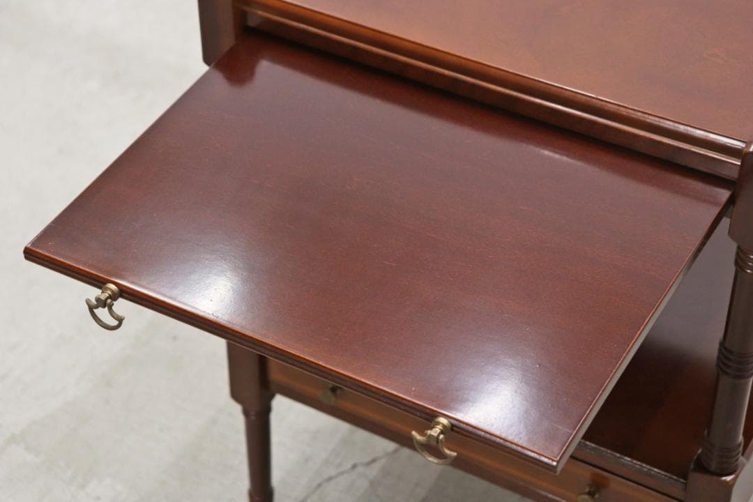 U.S. アメリカ ボンベイ サイドテーブル ラック ベッドサイド ヴィンテージ