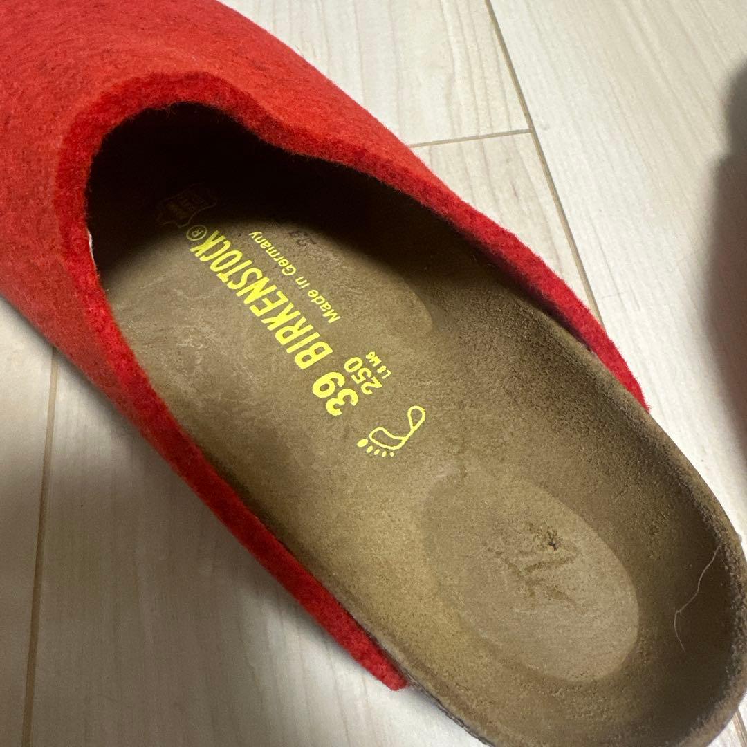 BIRKENSTOCK 赤 サンダル 39