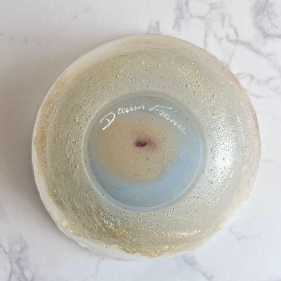 Daum France パートドヴェール ボウル 抹茶茶碗 ORPHEE 未使用