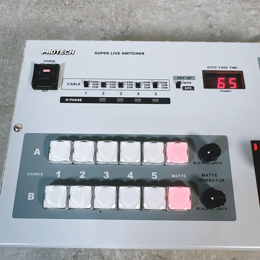 【動作品】PROTECH VSE-500 スーパーライブスイッチャー 本体のみ