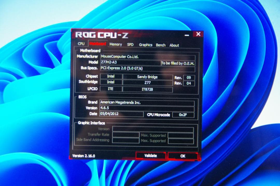 サービス付　ECS Z77H2-A3+i5-2500K+SSD120GB+8GB