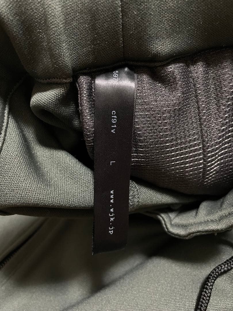 wjk ジャージ　セットアップ　チャコールグレー　L workout