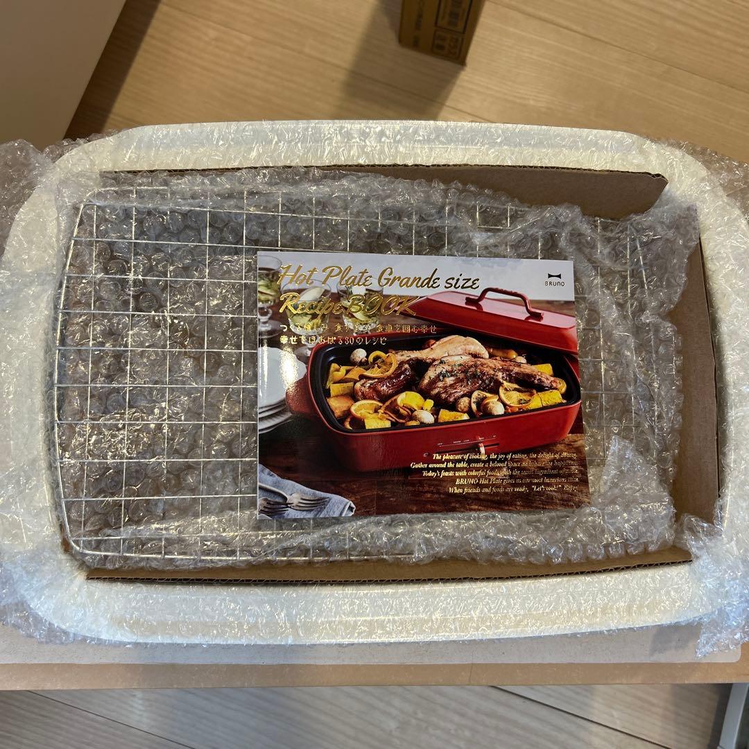 新品BRUNO ホットプレート深鍋セット　グランデBOE026-BGY