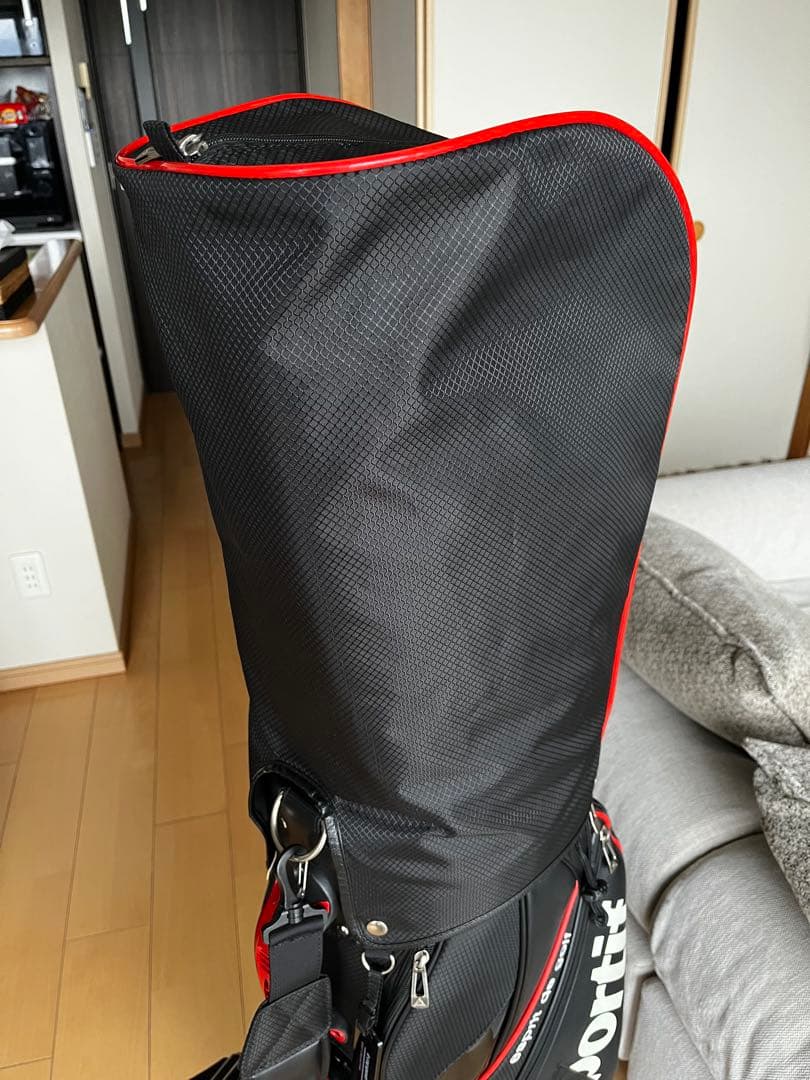 美品 ルコックスポルティフ ゴルフ　lecoq キャディバッグ　黒　9.5型