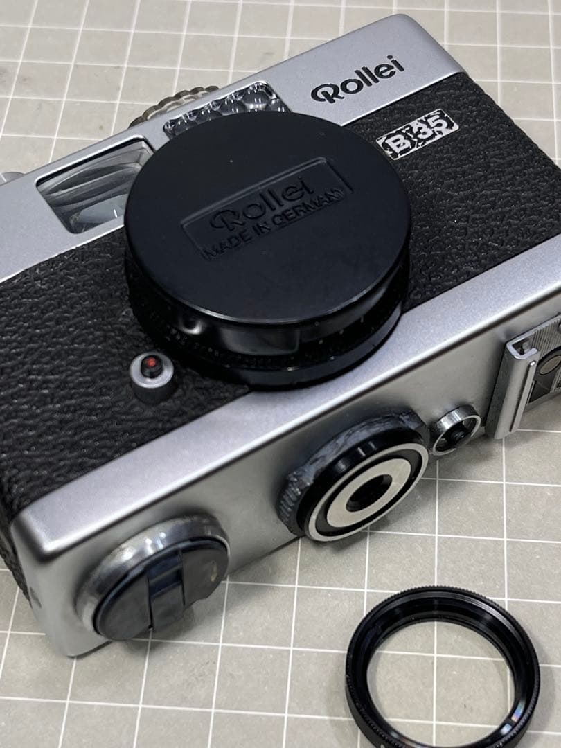 Rollei B35 キャップ・フィルター・ストラップ付き