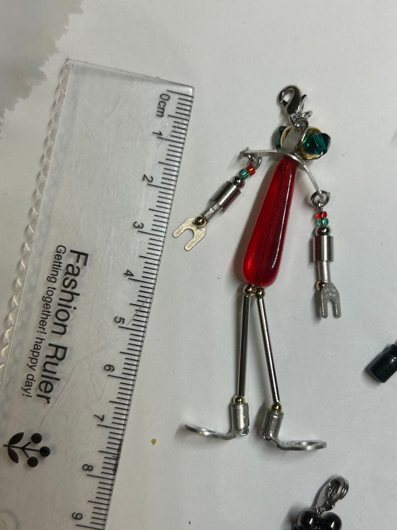 ハンドメイド ロボットチャーム まとめ売り 個性派パーツアート 全22体セット