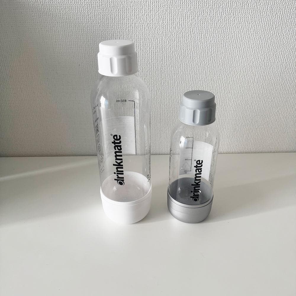 drinkmate ホワイト 水専用モデル ガスシリンダー＆専用ボトル付き