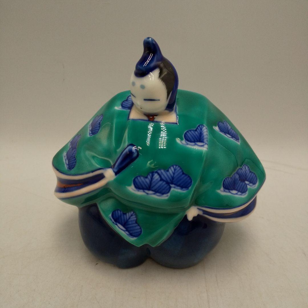 【お値下げ】鍋島焼　源氏雛　畑萬陶苑　雛人形　磁器人形　人形　レトロ　お雛様