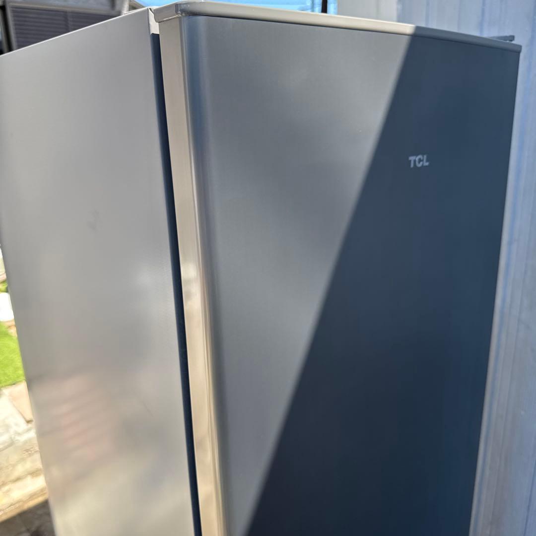 TCL 2024年製 2ドア冷蔵庫 173L 静音、省エネ設計 スリムサイズ