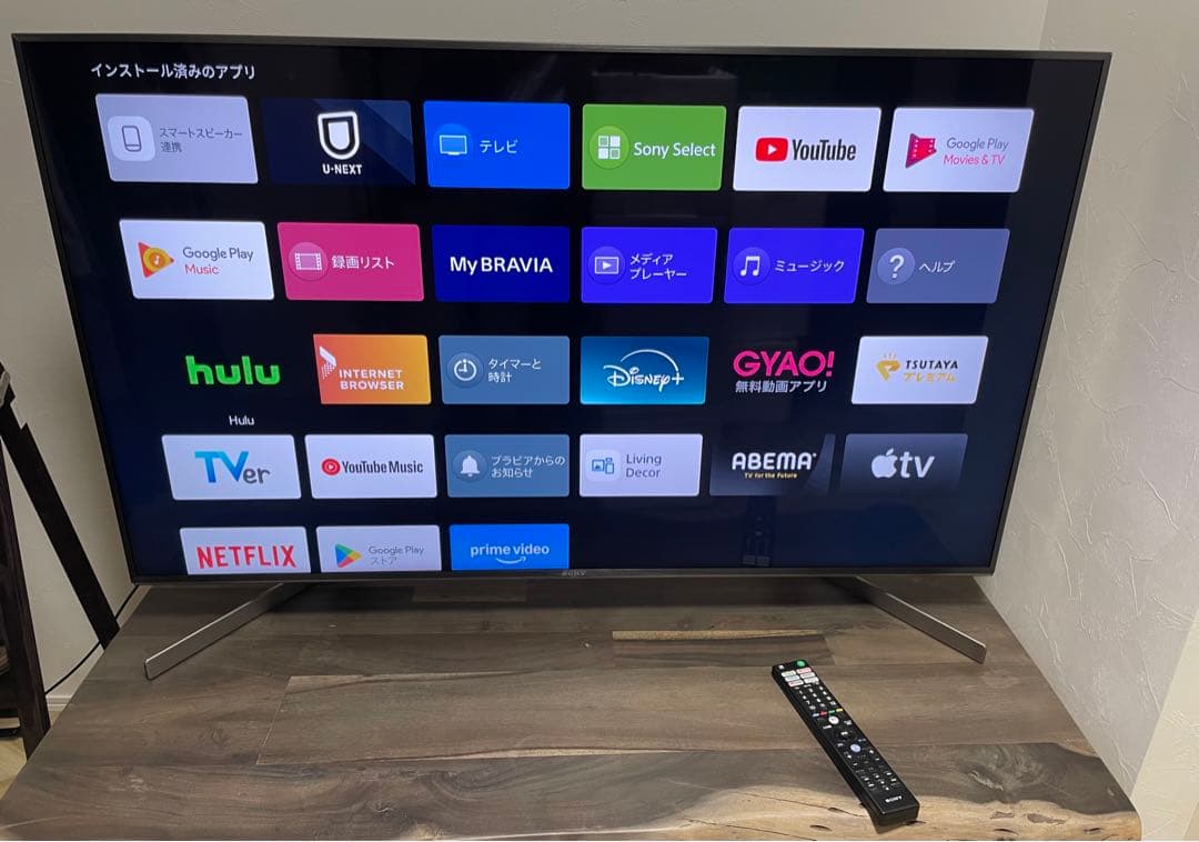 みちち⭐︎SONYブラビア49inch4K液晶テレビ KJ-49X9500G