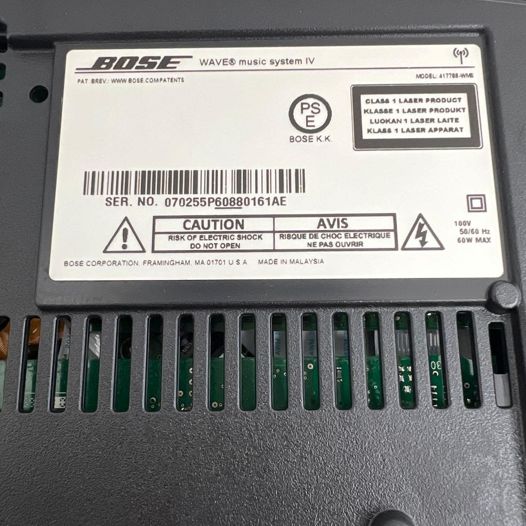 WAVE® music system Ⅳ Bose リモコン、BOSE台付