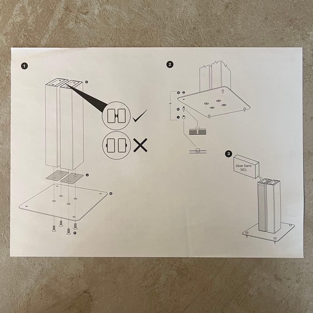 B&W STAV24 スピーカースタンド