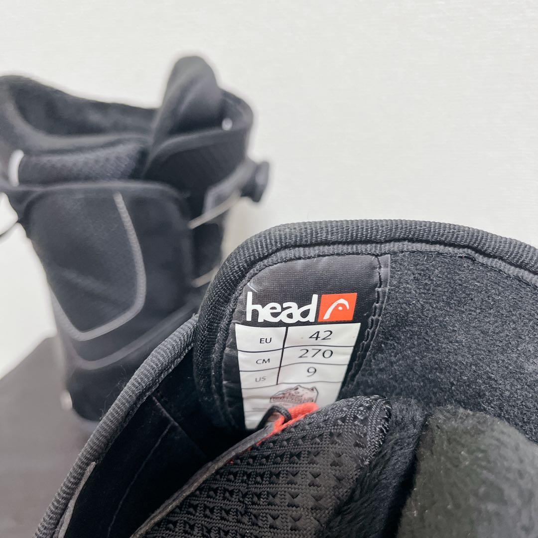 【美品】HEAD　スノーボードブーツ　STRIKE　27cm　BOA　スノボ