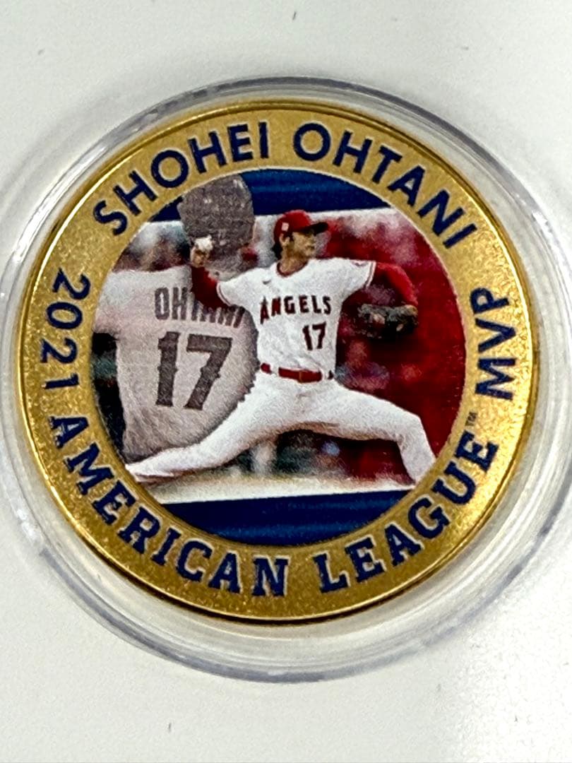 限定2021年大谷翔平 AL MVP獲得記念ゴールド　3000個限定