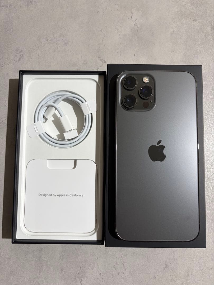 【超美品】iPhone12 ProMax 256GB グラファイト