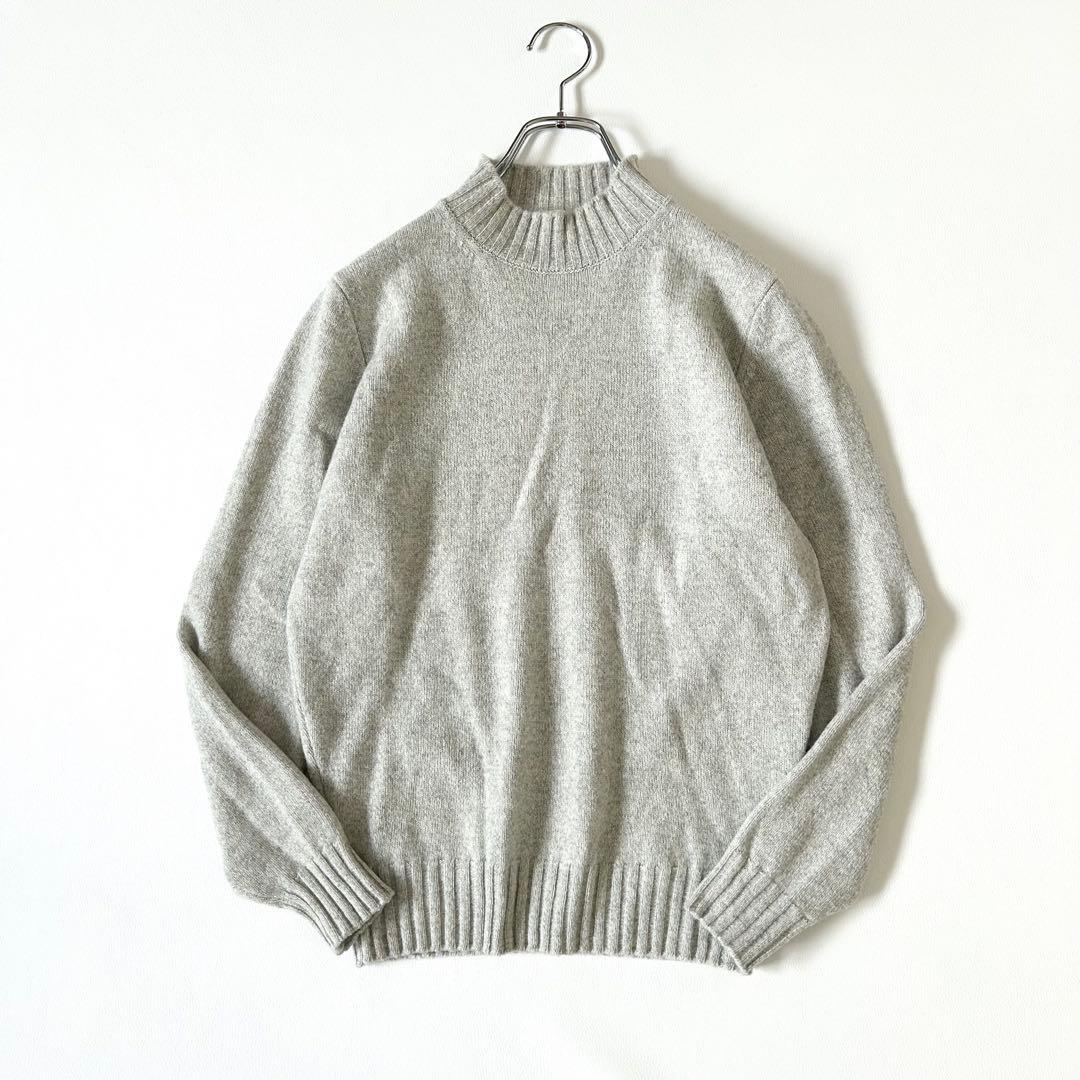 3152y美品フィリッポデローレンティス 7Gカシミヤウールモックネックニット