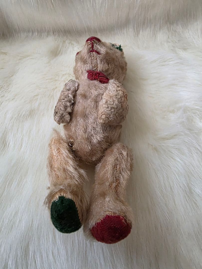 JPMベア　レアカラー　フレンチベア　アンティークテディベア