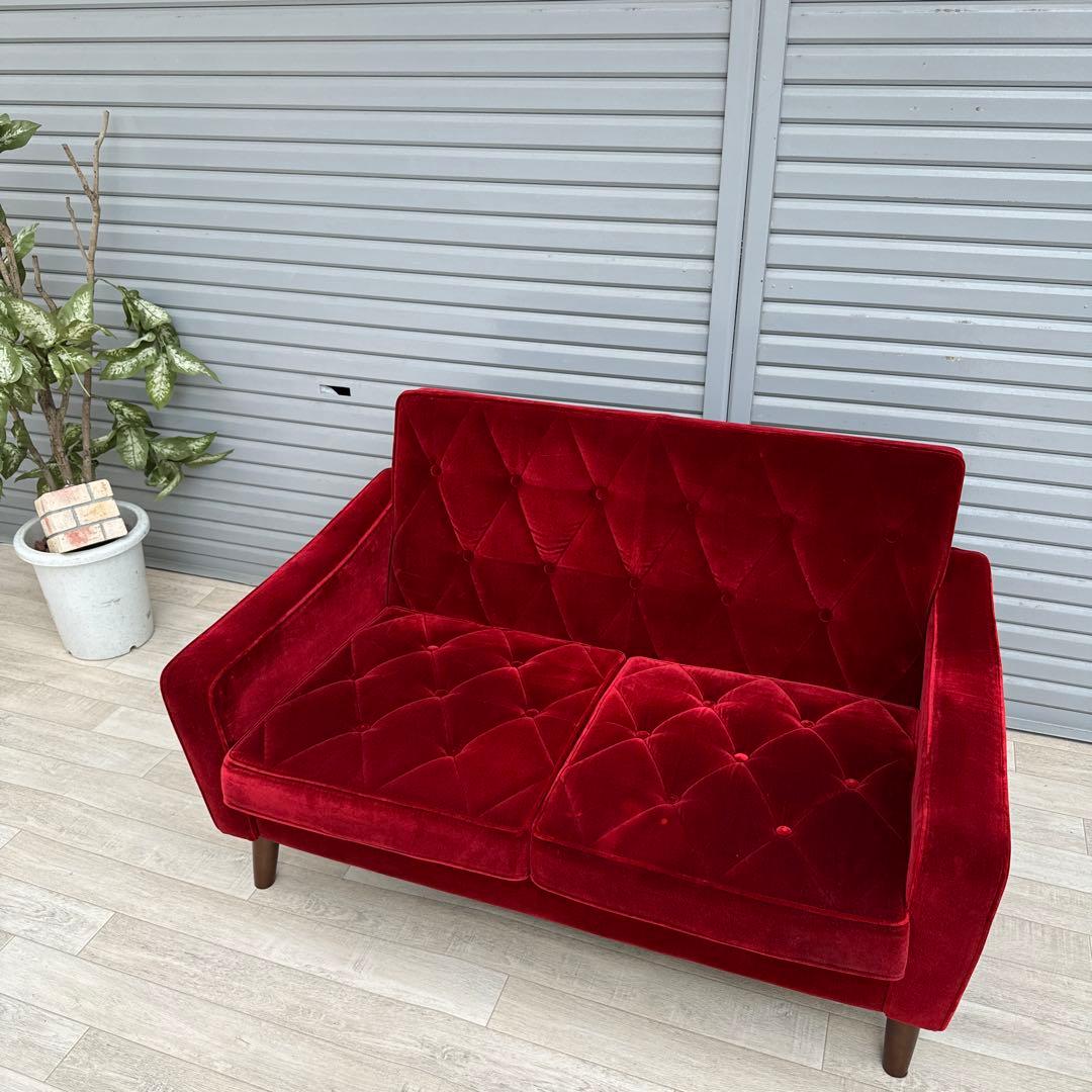 限定品　希少品　karimoku カリモク60 ロビーチェア 2シータ