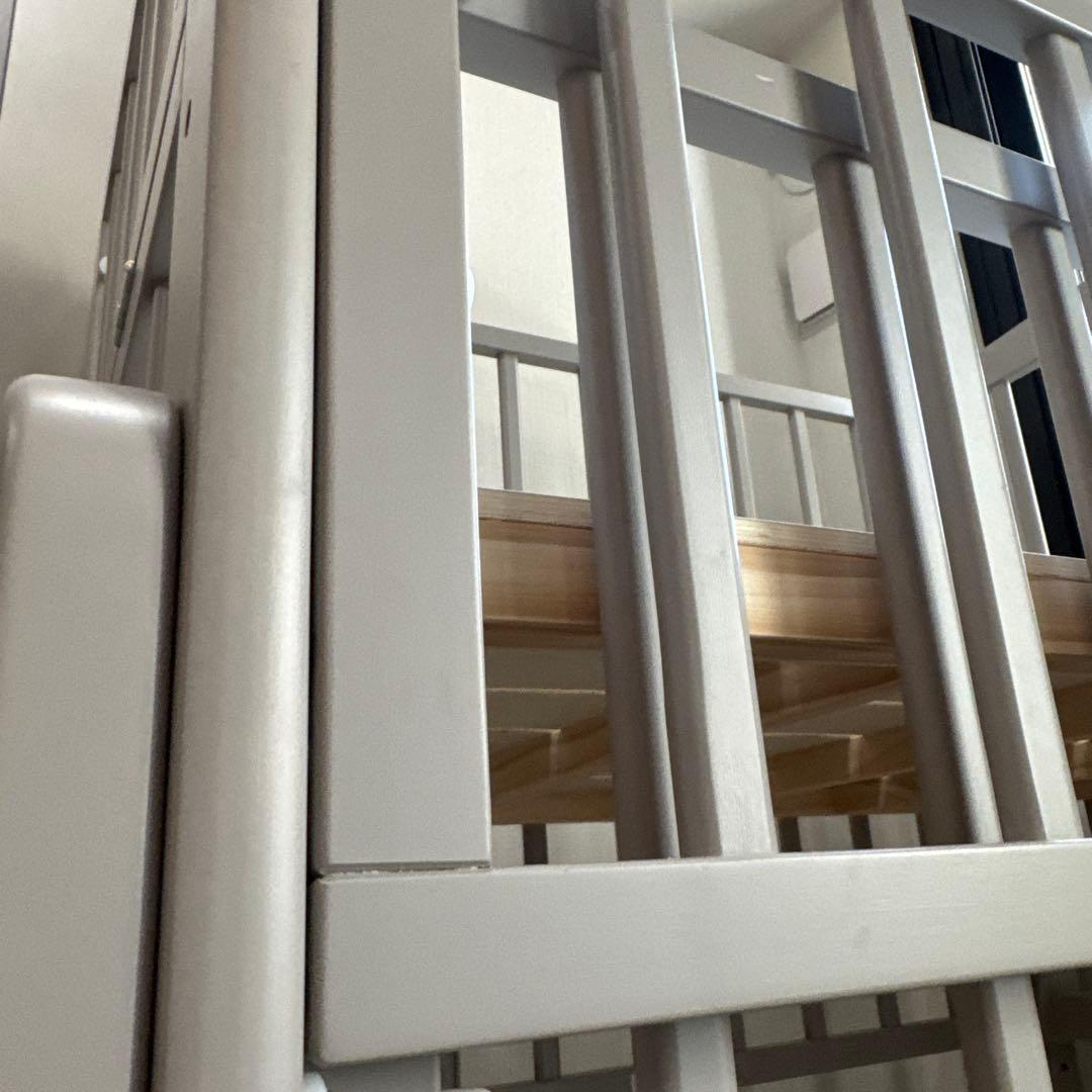 【Kura 】ノモック　wオープンハイタイプ ミニベビーベッド