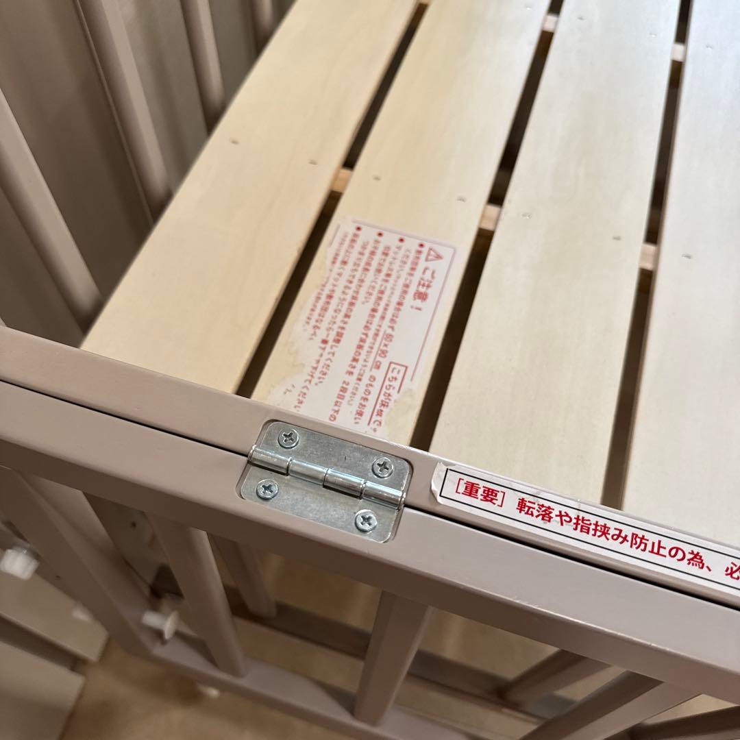 【Kura 】ノモック　wオープンハイタイプ ミニベビーベッド