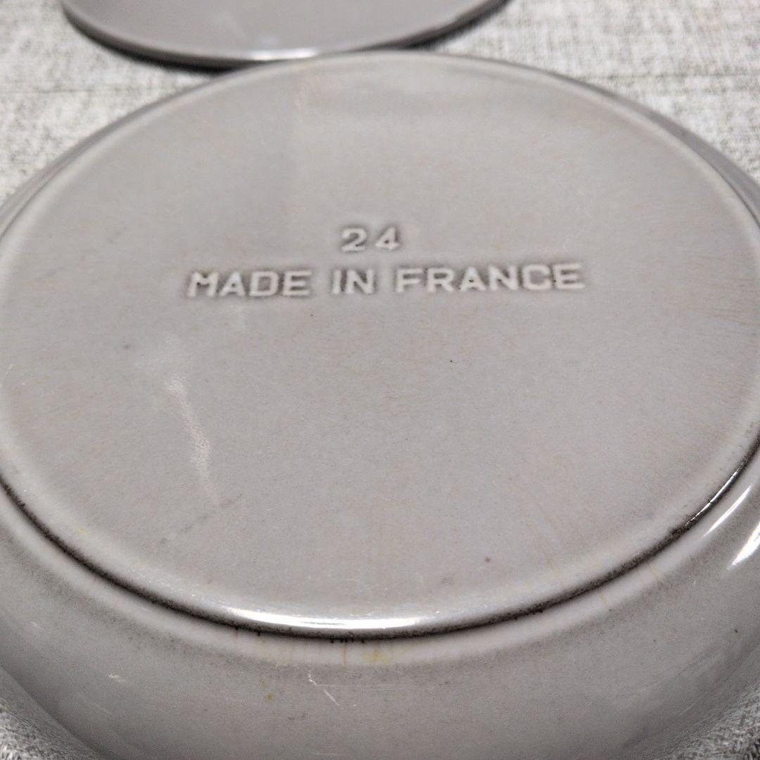 STAUB ストウブ ホーロー鍋 グレー 24cm