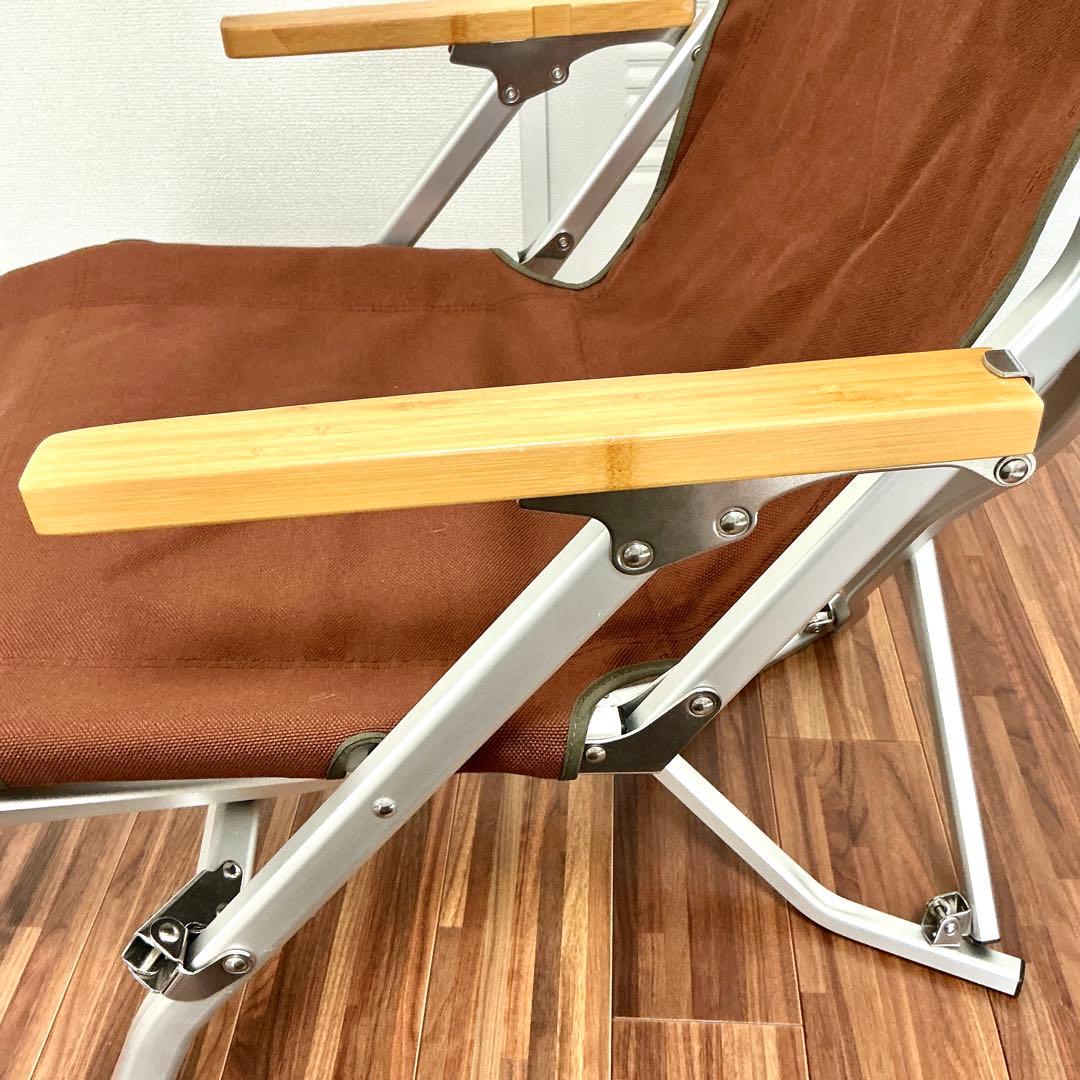  peak 折りたたみチェア ローチェア30 ブラウン