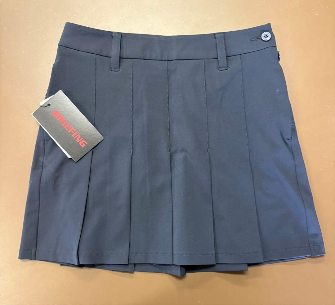 BRIEFING GOLFストレッチ エラスティック プリーツ スカー