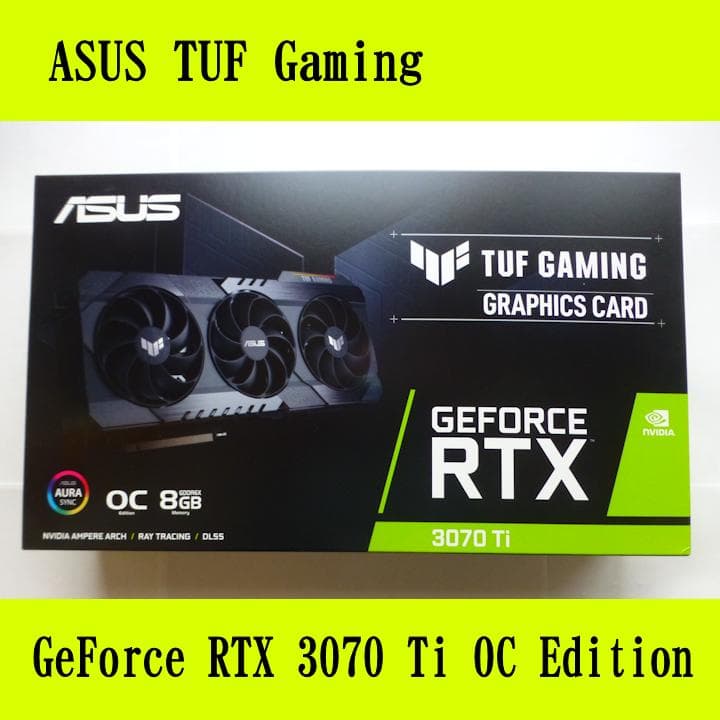 グラフィックボード・グラボ・ビデオカード ASUS TUF Gaming GeForce RTX 3070 Ti OC