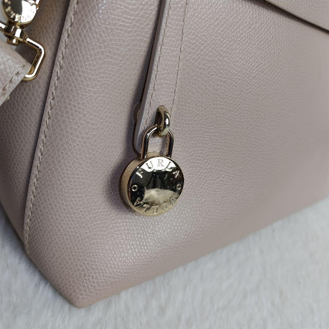 ✨美品✨FURLA　フルラ　パイパー　2way ショルダーバッグ　ベージュ