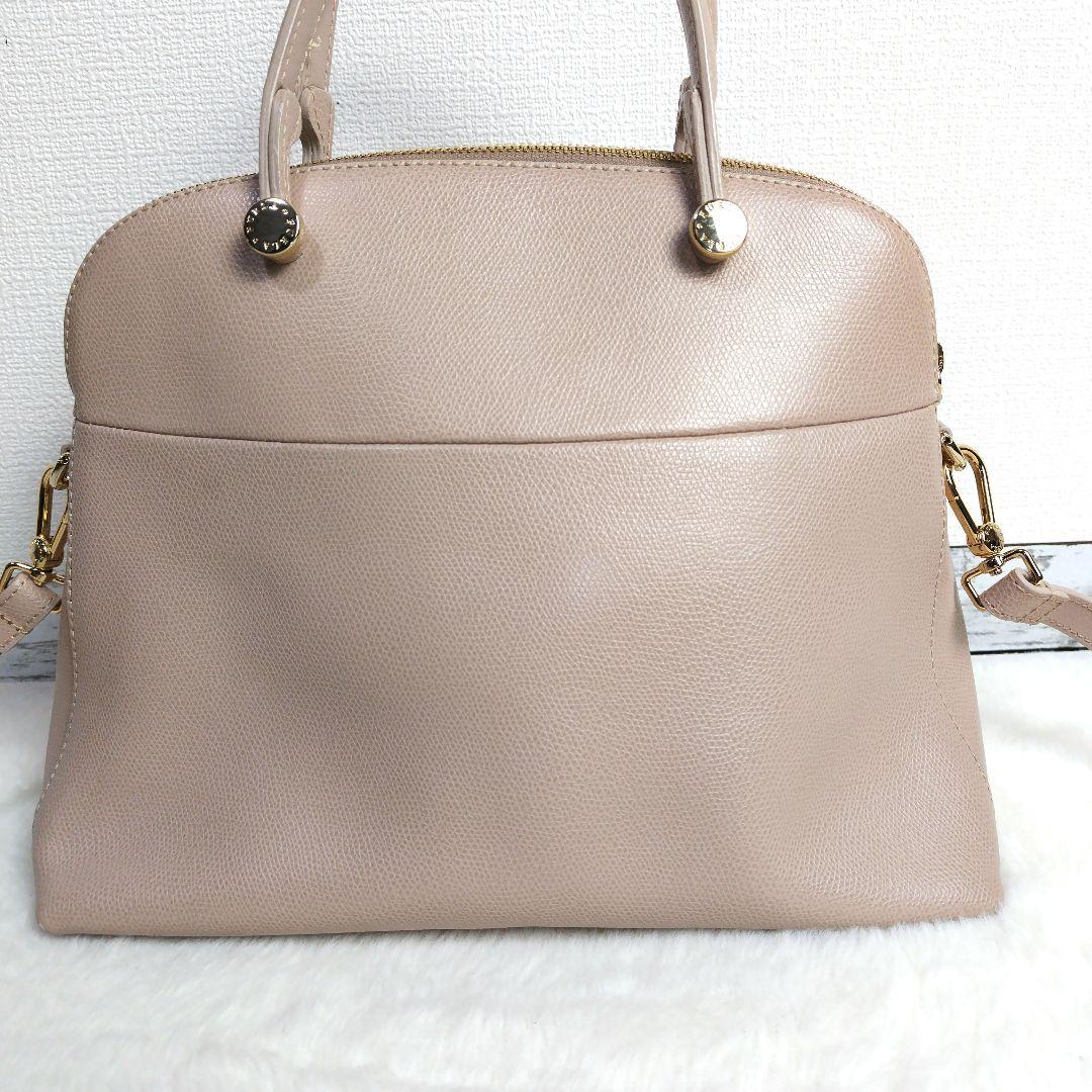 ✨美品✨FURLA　フルラ　パイパー　2way ショルダーバッグ　ベージュ