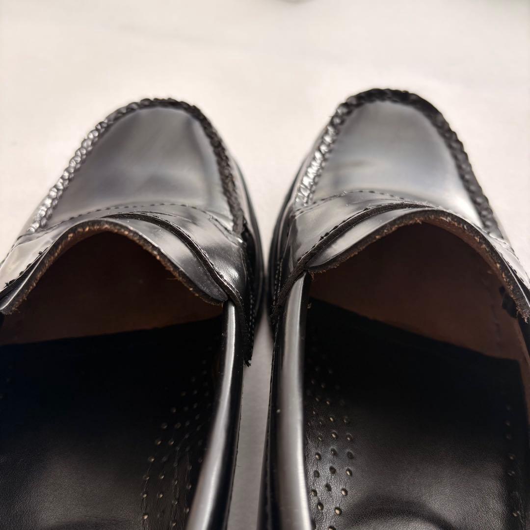 G.H.BASS WEEJUNS　24.5 ローファー ブラック