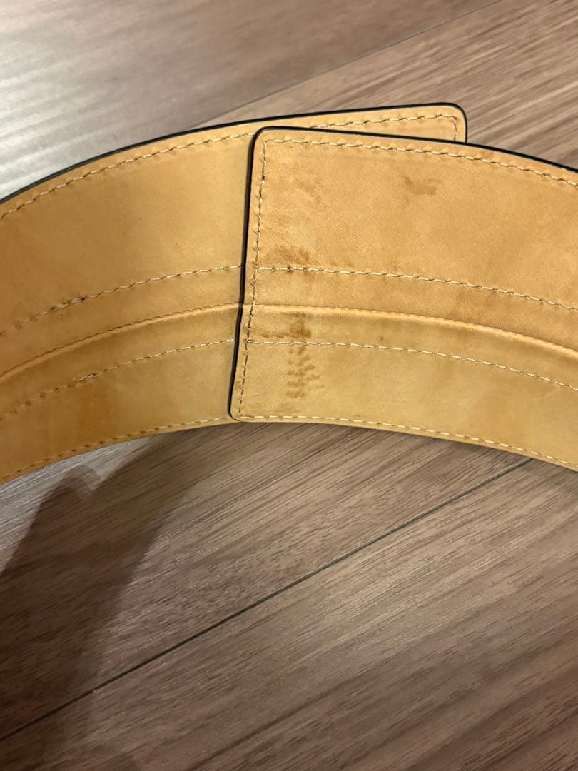 Alexander McQueen レザーベルト ブラック