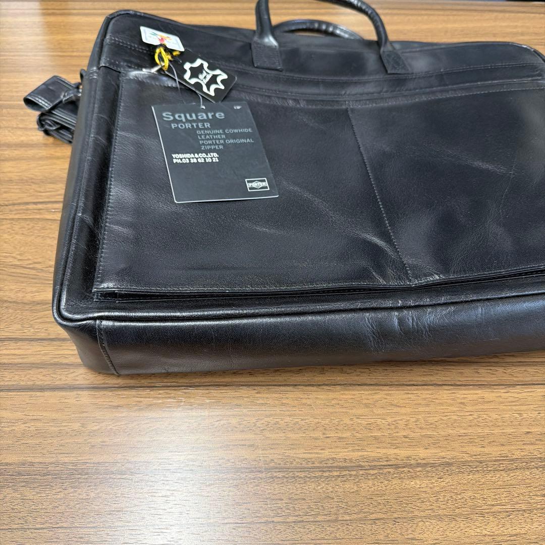 porter スクエアレザーバック 未使用品 値下げ