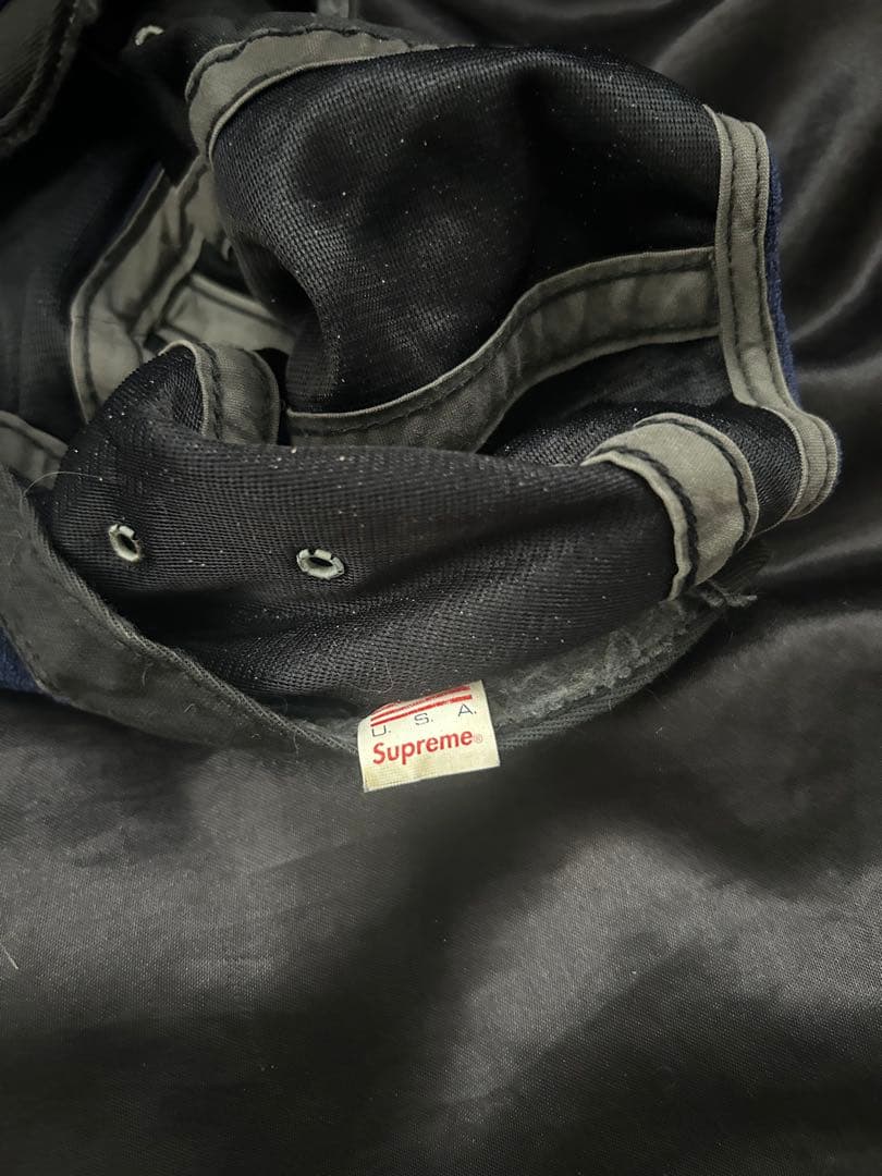 Supreme キャップ ネイビー シュプリーム 帽子