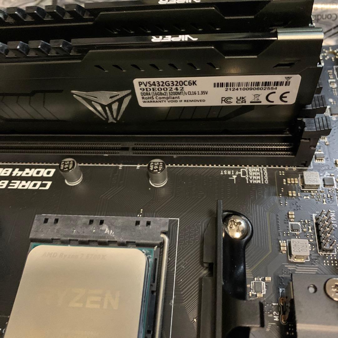 Ryzen7 5700X MSI B550M DDR4 32GB セット