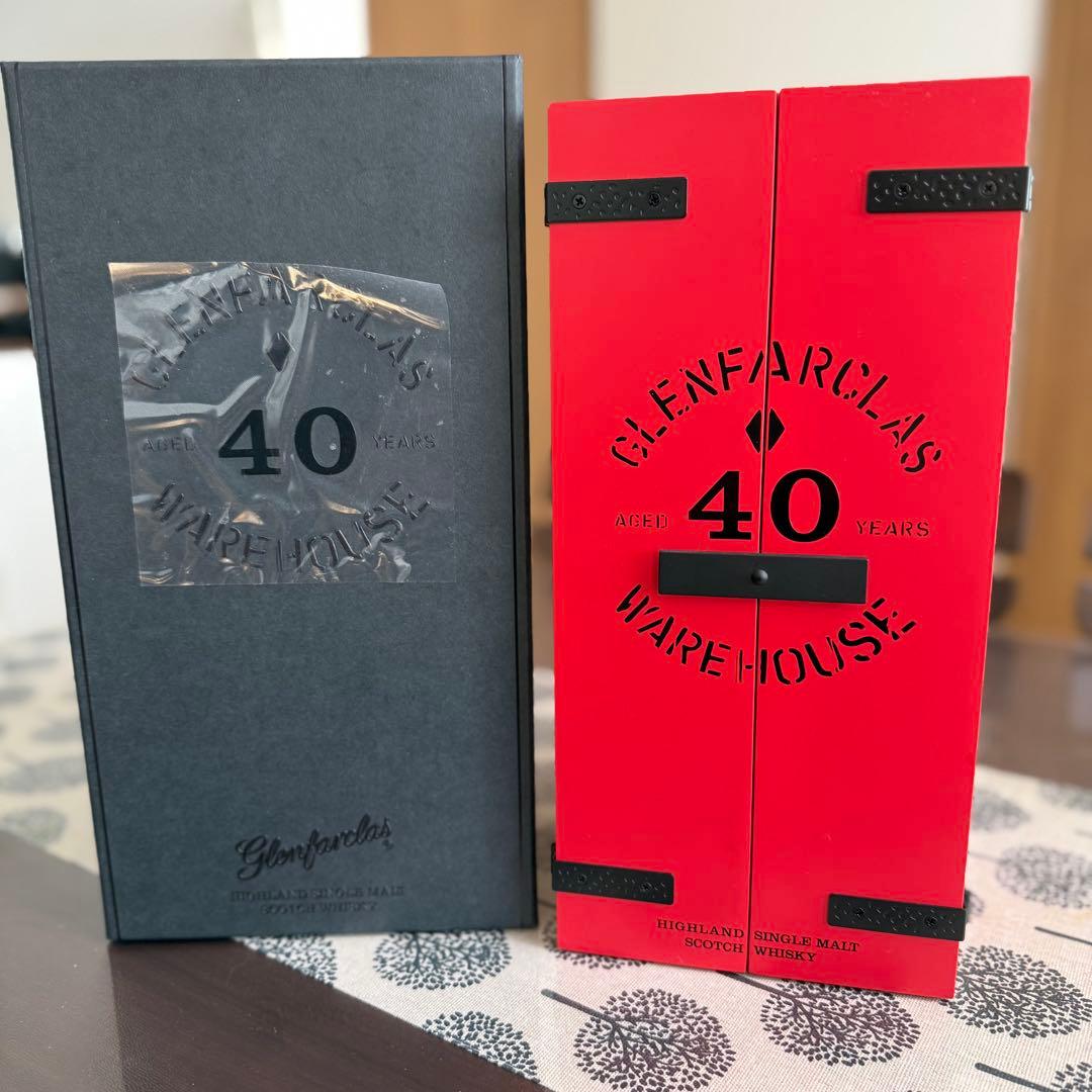 Glenfarclasグレンファークラス40年 ⭐︎空瓶&木箱&外箱付き