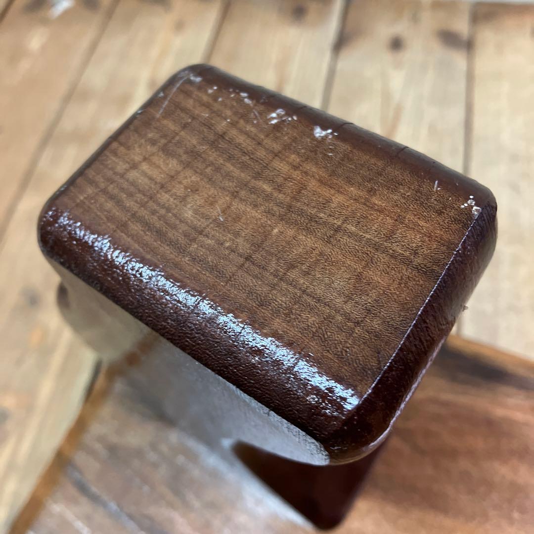 B-1 昭和レトロ 銘木 豆座卓 飾り台 花台 ミニテーブル 木製盆栽台 古道具